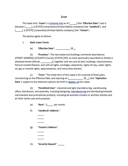 Montana Commercial Lease Agreement Template (updated: Jan 2024)